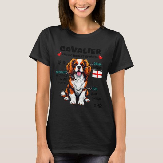 Cavalier King Charles Spaniel Owner Funny Dog Love T-shirt (Voorkant)