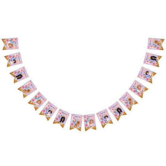 Cavalier King Charles Spaniel Party Banner (Alle)