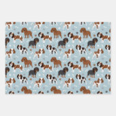 Cavalier King Charles Spaniel Paws en Botten Inpakpapier Vel (Voorkant)