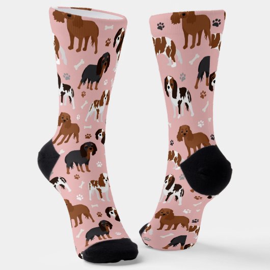 Cavalier King Charles Spaniel Paws en Botten Socks Sokken (Gebogen)