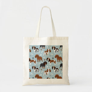 Cavalier King Charles Spaniel Paws en Botten Tote Bag