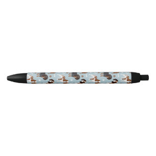 Cavalier King Charles Spaniel Paws en Botten Zwarte Inkt Pen