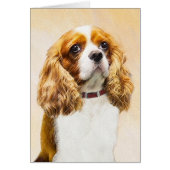 Cavalier King Charles Spaniel Peinture originale (Devant)