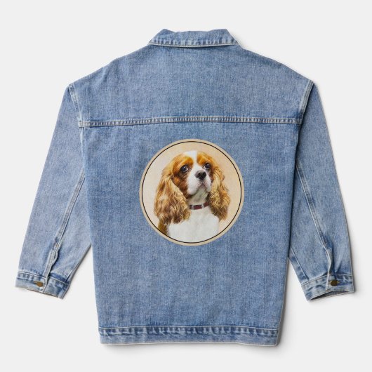 Cavalier King Charles Spaniel Peinture originale (Verso)