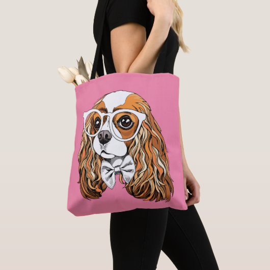 Cavalier King Charles Spaniel Portret Draagtas (Dichtbij)