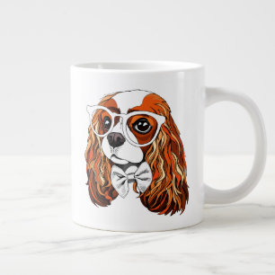 Cavalier King Charles Spaniel Portret Extra Grote Beker