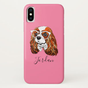 Cavalier King Charles Spaniel Portret Voeg je to iPhone X Hoesje