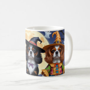 Cavalier King Charles Spaniel Pumpkin Halloween Koffiemok