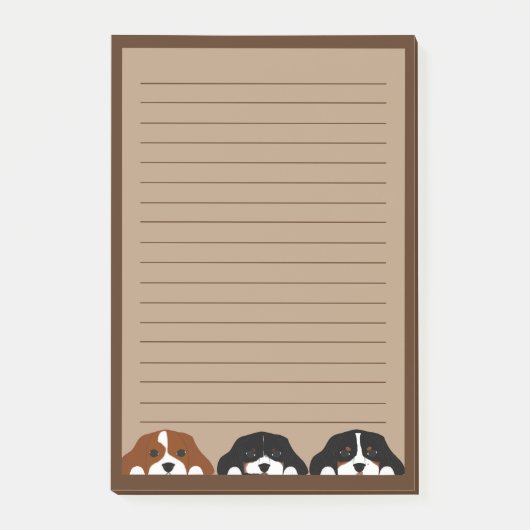Cavalier King Charles Spaniel Puppy Dog Post-it® Notes (Voorkant)