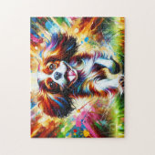Cavalier King Charles Spaniel Puzzle : Blenheim (Vertical)