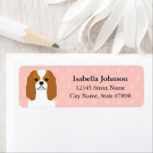 Cavalier King Charles Spaniel Return Address Label (Insitu)