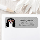 Cavalier King Charles Spaniel Return Address Label (Insitu)