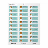 Cavalier King Charles Spaniel Return Address Label (Full Sheet)