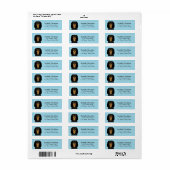 Cavalier King Charles Spaniel Return Address Label (Full Sheet)