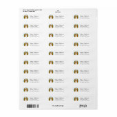 Cavalier King Charles Spaniel Return Address Label (Full Sheet)