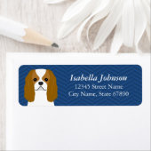 Cavalier King Charles Spaniel Return Address Label (Insitu)