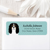 Cavalier King Charles Spaniel Return Address Label (Insitu)
