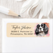 Cavalier King Charles Spaniel Return Address Label (Insitu)