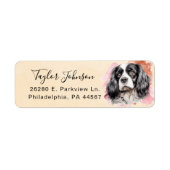 Cavalier King Charles Spaniel Return Address Label (Voorkant)