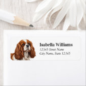 Cavalier King Charles Spaniel Return Address Label (Insitu)