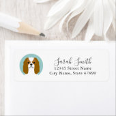 Cavalier King Charles Spaniel Return Address Label (Insitu)