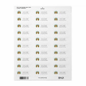 Cavalier King Charles Spaniel Return Address Label (Full Sheet)