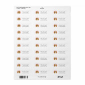 Cavalier King Charles Spaniel Return Address Label (Full Sheet)