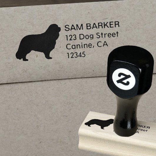 Cavalier King Charles Spaniel Return Address Rubberstempel