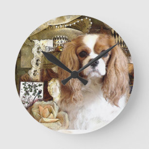 Cavalier King Charles Spaniel Ronde Klok