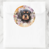 Cavalier King Charles Spaniel Ronde Sticker (Tas)