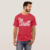 Cavalier King Charles Spaniel Ruby Cadeaus Vader v T-shirt (Voorkant volledig)