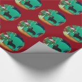 Cavalier King Charles Spaniel - Santa's Gift Cadeaupapier (Hoek)
