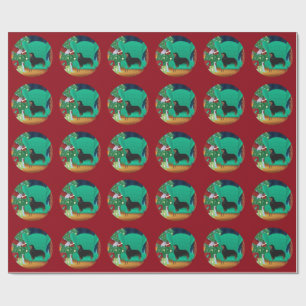 Cavalier King Charles Spaniel - Santa's Gift Cadeaupapier