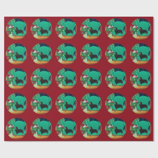 Cavalier King Charles Spaniel - Santa's Gift Cadeaupapier (Vlak)