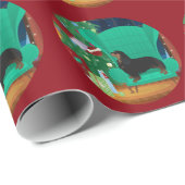 Cavalier King Charles Spaniel - Santa's Gift Cadeaupapier (Rol Hoek)