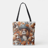  Cavalier King Charles Spaniel Schilderij Draagtas (Achterkant)