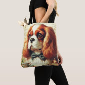Cavalier King Charles Spaniel Schilderij Draagtas (Dichtbij)