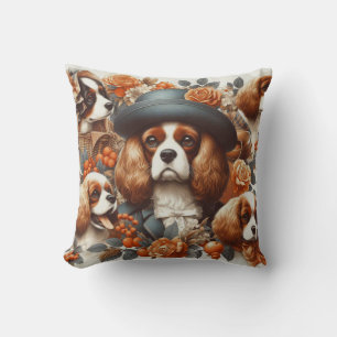 Cavalier King Charles Spaniel Schilderij Kussen