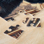 Cavalier King Charles Spaniel Schilderij Legpuzzel (Zijkant)