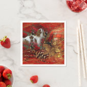 Cavalier King Charles Spaniel Servetten (Insitu)