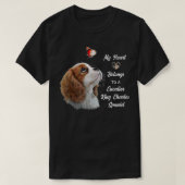 Cavalier King Charles Spaniel Shirt, dog mom, dad T-shirt (Design voorkant)