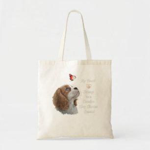 Cavalier King Charles Spaniel Shirt, hondenmoeder, Tote Bag