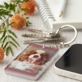 Cavalier King Charles Spaniel Sleutelhanger (Voorkant Rechts)