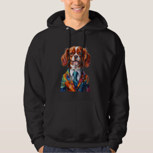 Cavalier King Charles Spaniel Suit Hond Grappige P Hoodie