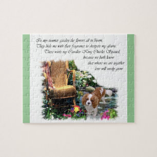 Cavalier King Charles Spaniel Summer Garden Legpuzzel