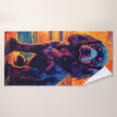 Cavalier King Charles Spaniel Sunset/Sunrise Badhanddoek (Badhanddoek)