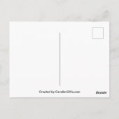 Cavalier King Charles Spaniel Sunset/Sunrise Briefkaart (Achterkant)