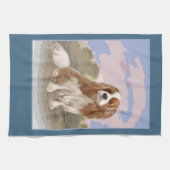 Cavalier King Charles Spaniel Tea Towel Theedoek (Horizontaal)