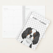 Cavalier King Charles Spaniel tricolore Chien & Ti (Devant avec enveloppe)