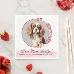 Cavalier King Charles Spaniel Trouwservetten Servet